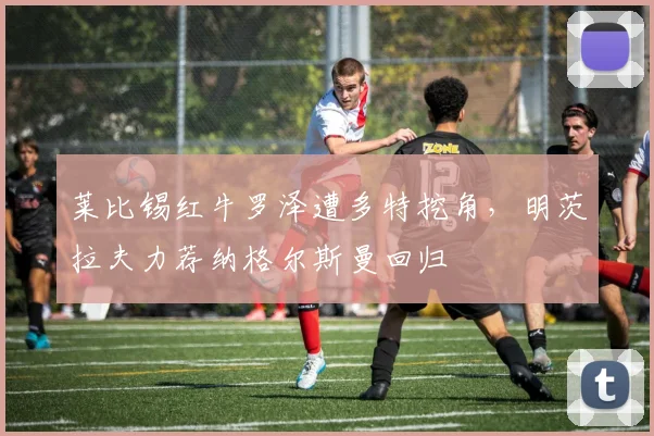 莱比锡红牛罗泽遭多特挖角,明茨拉夫力荐纳格尔斯曼回归